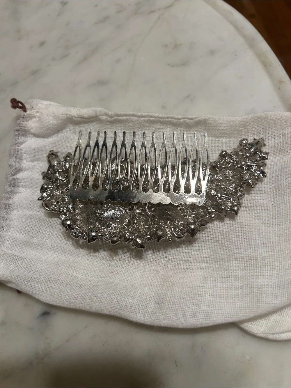 Silver Crystal Bridal Hair Comb - Elegant Women’s Accessory new